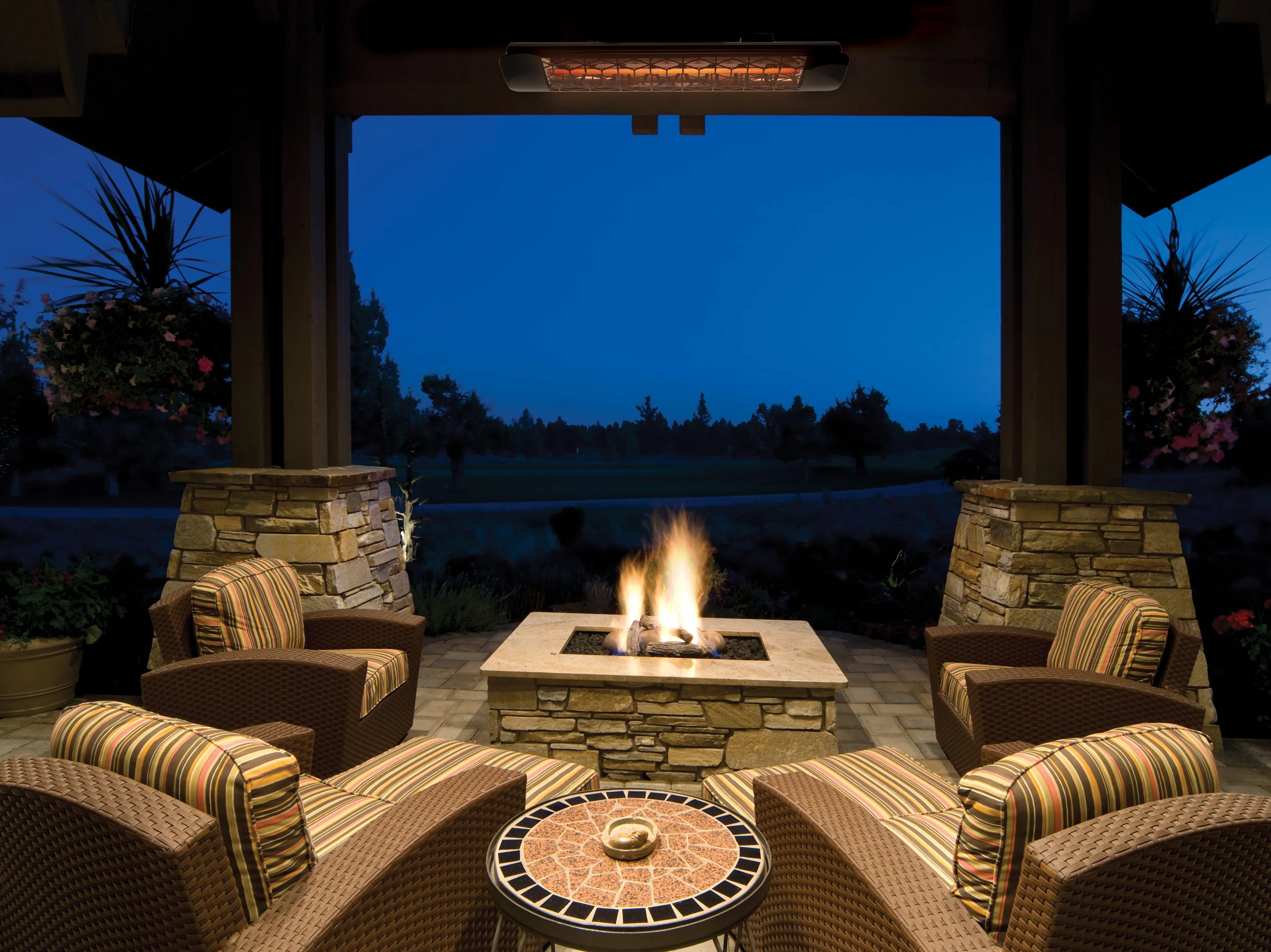 Eurofase 2500 Watt 39 Inch Single Element Electric Patio Heater