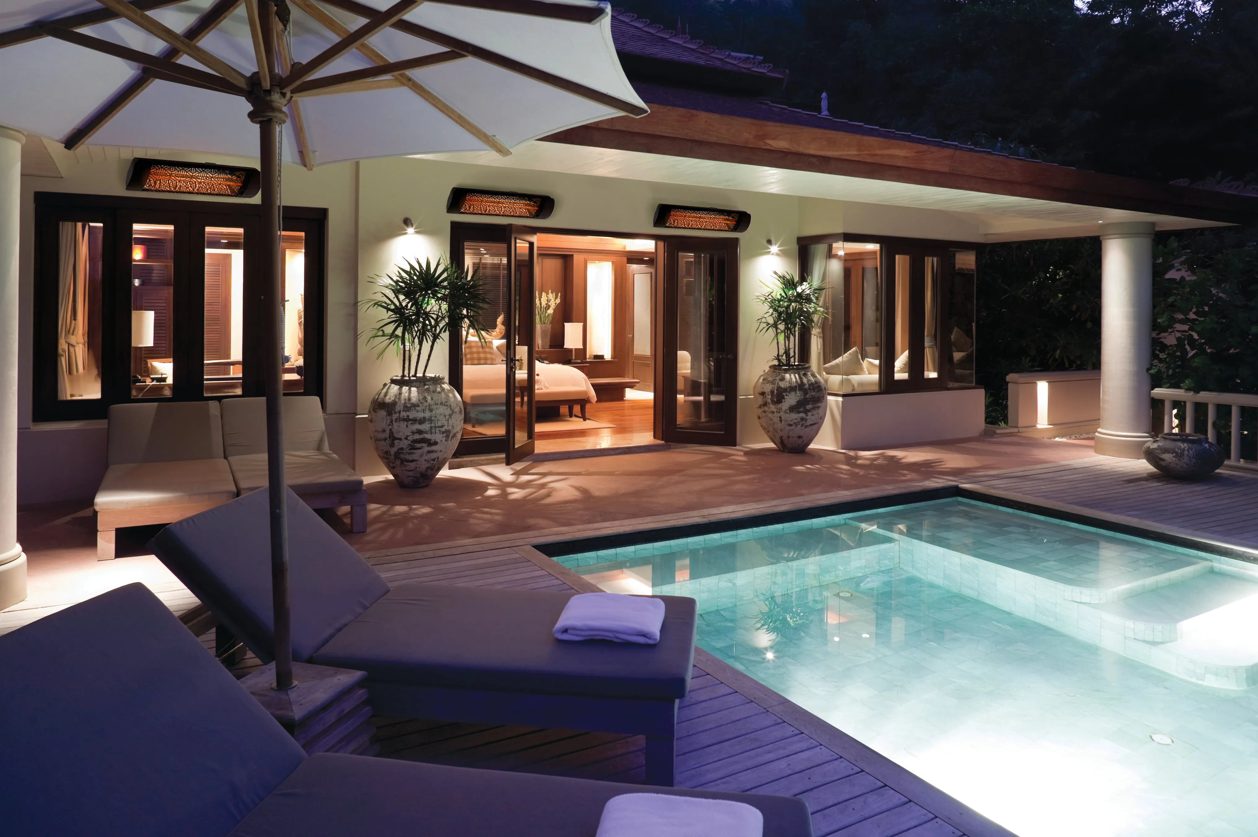 Eurofase 2500 Watt 39 Inch Single Element Electric Patio Heater