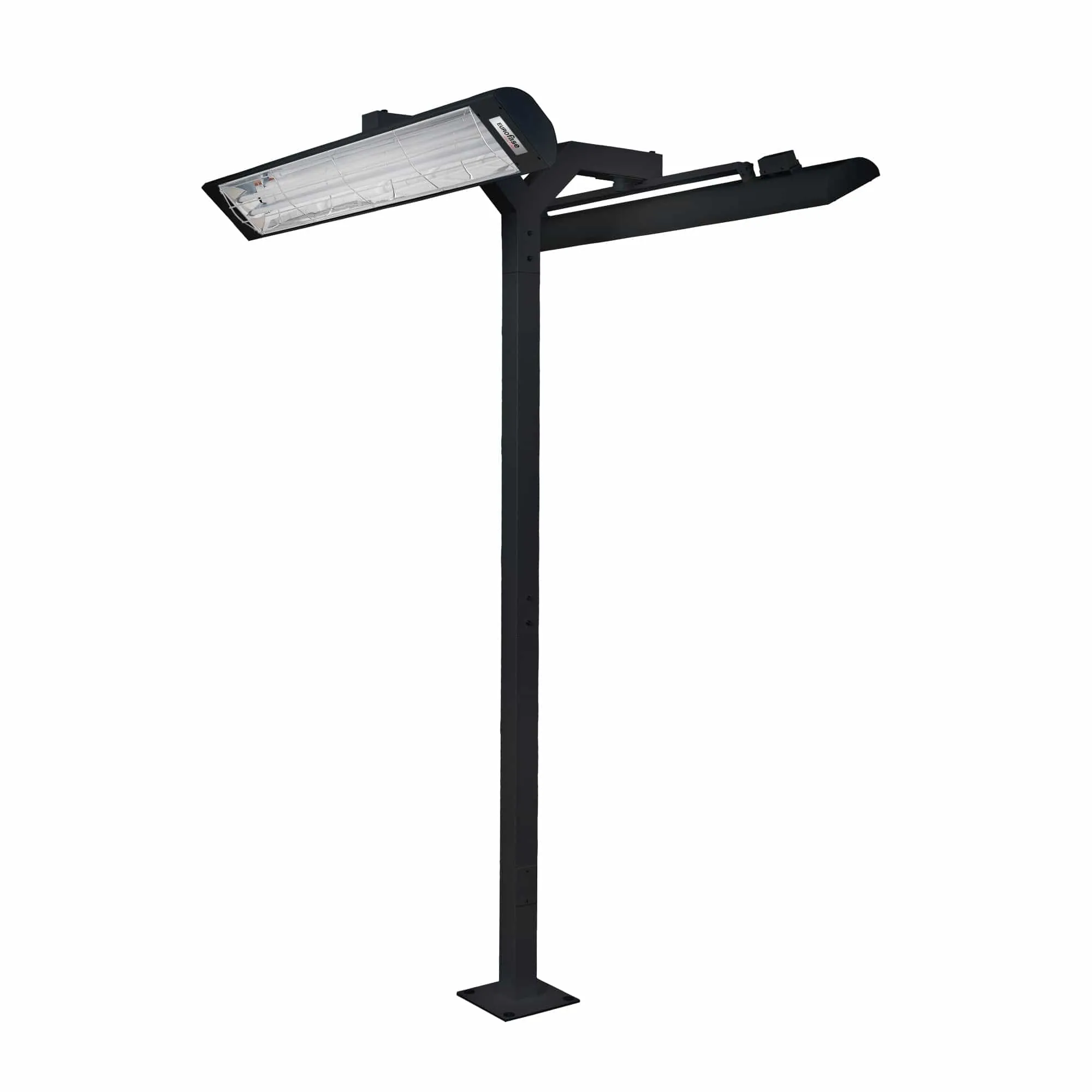 Eurofase Black 61-inch 8-foot Pole Mount With Double Crossbar EF6108PMDB