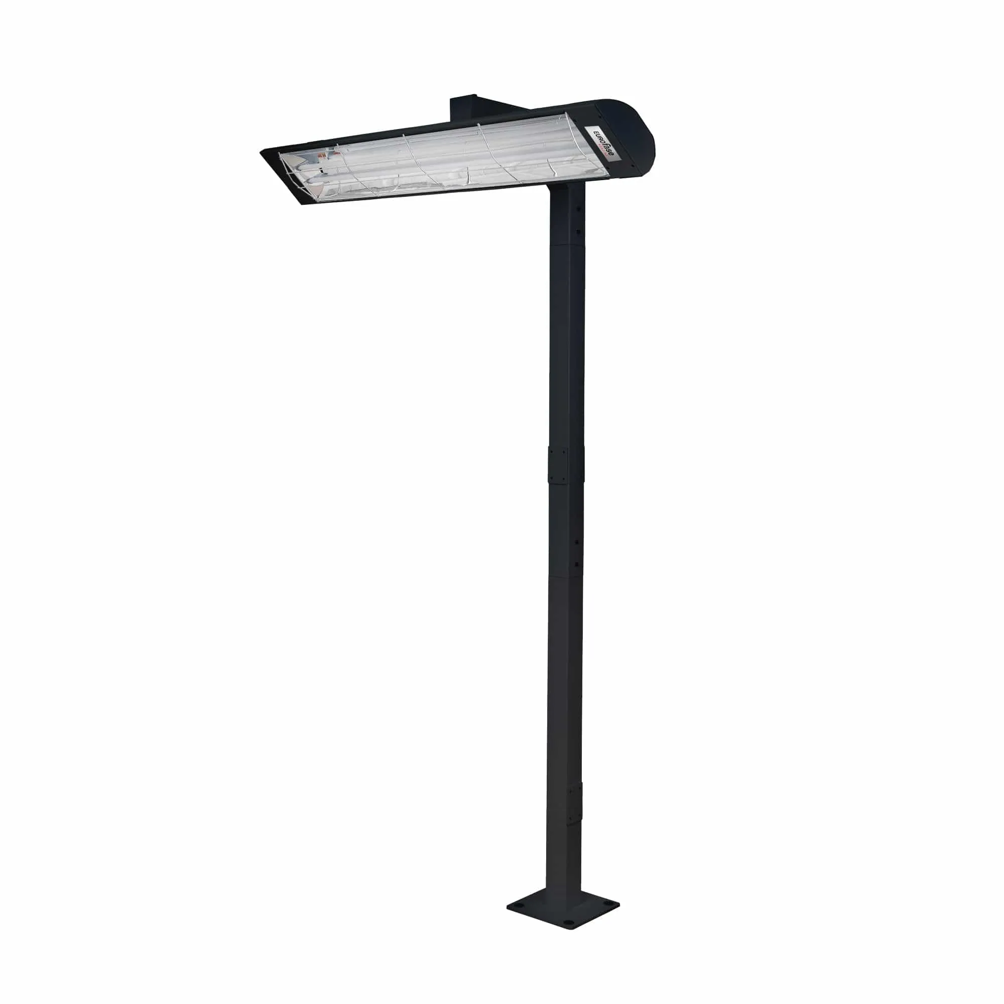 Eurofase Black 61-inch 8-foot Pole Mount With Single Crossbar EF6108PMB
