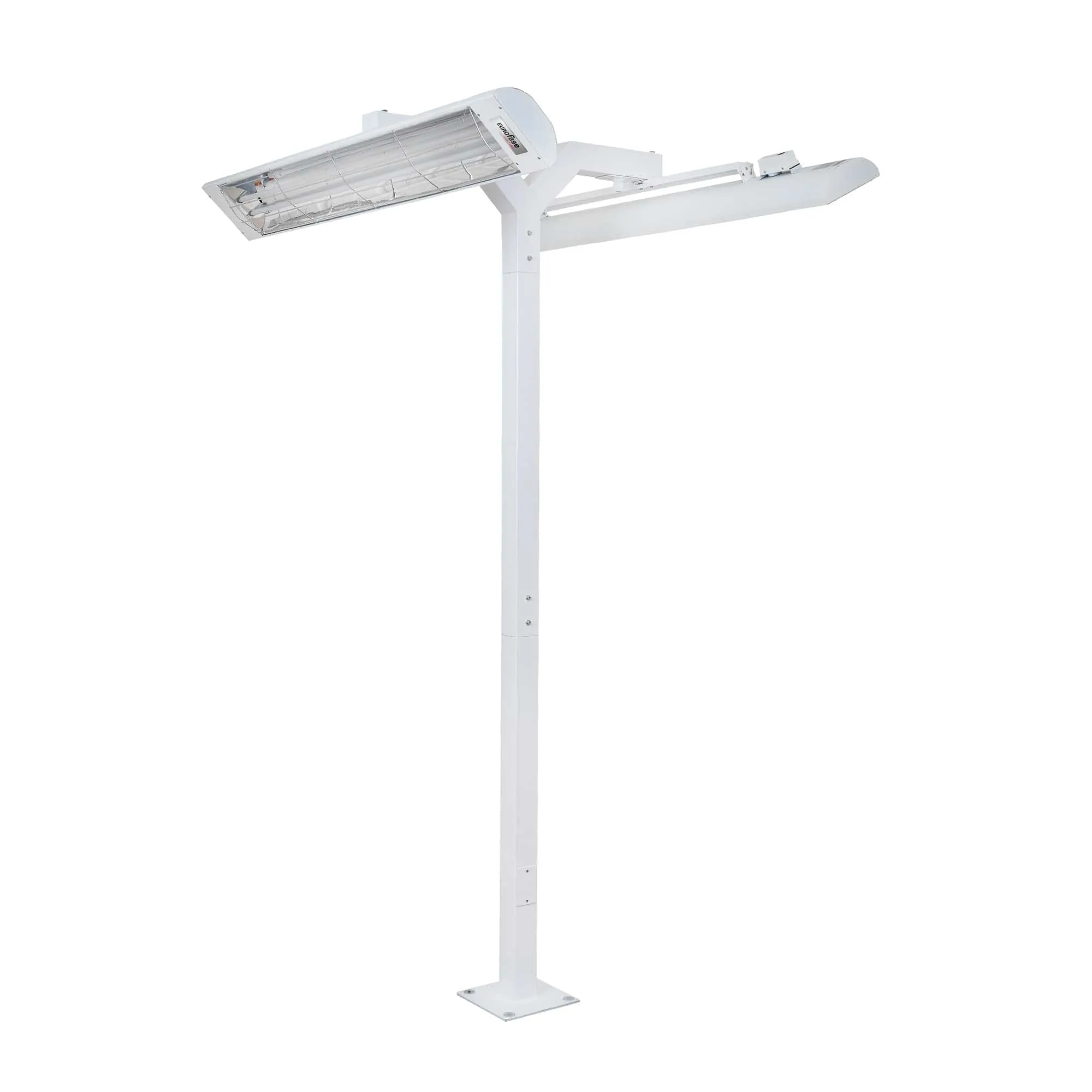 Eurofase White 61-inch 8-foot Pole Mount With Double Crossbar EF6108PMDW