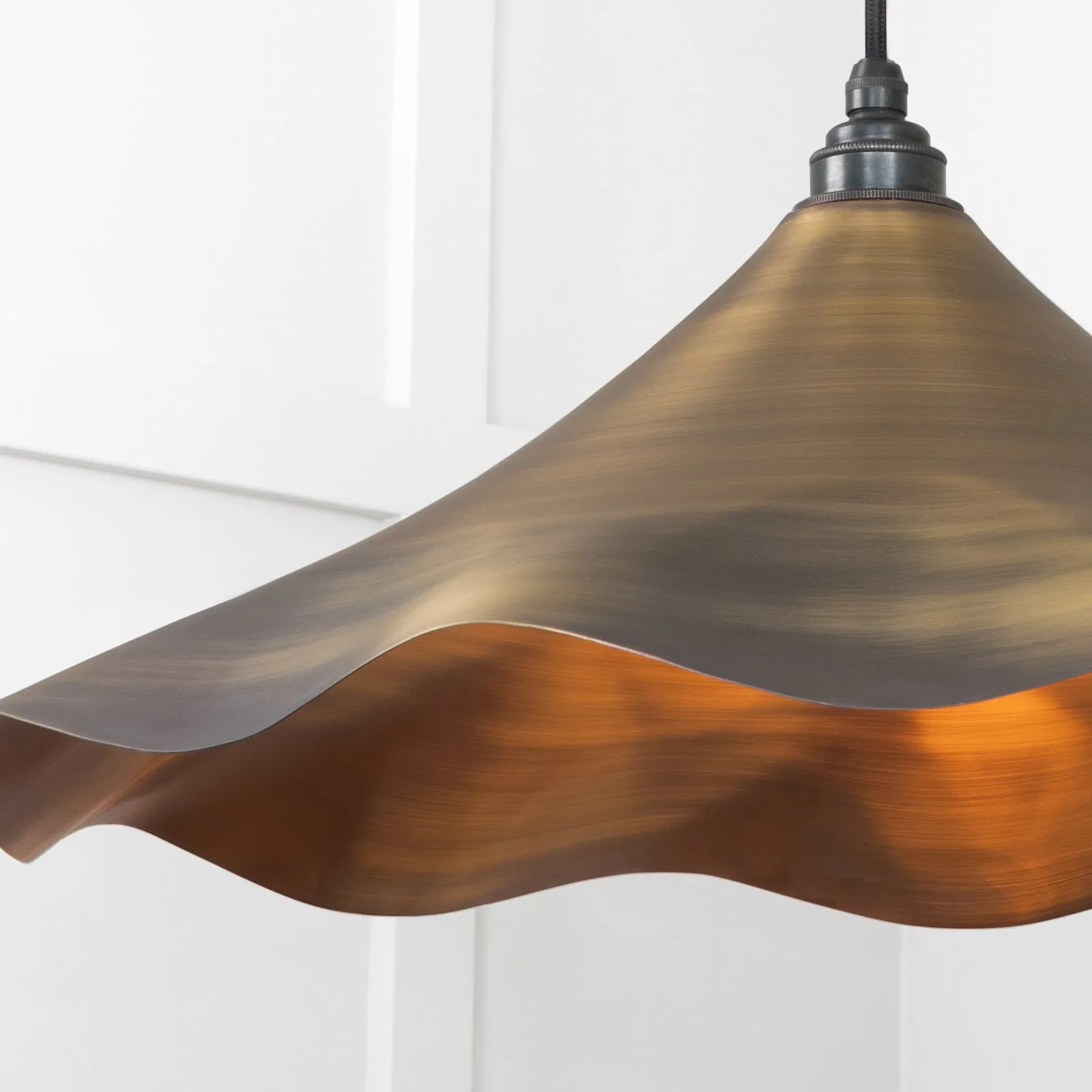 Flora Ceiling Light in Aged Brass