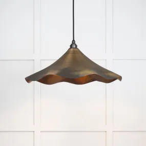 Flora Ceiling Light in Aged Brass