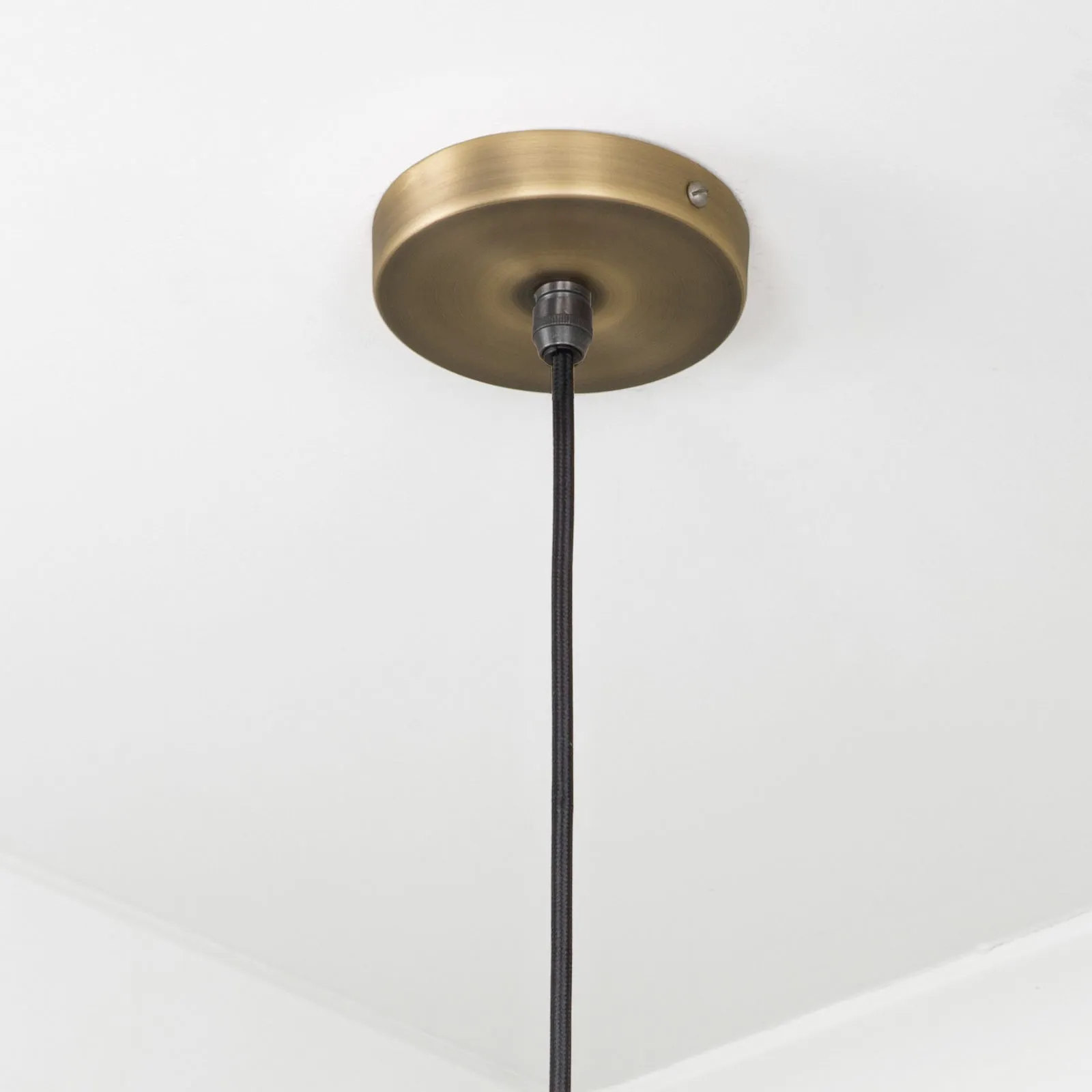 Flora Ceiling Light in Aged Brass