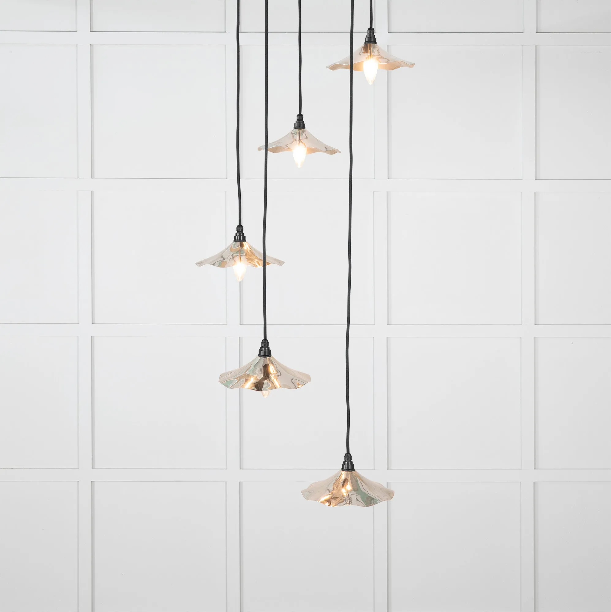 Flora Cluster Light in Nickel