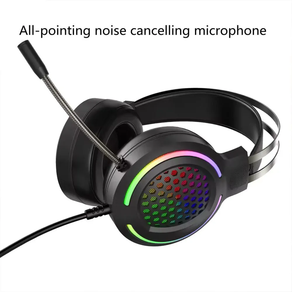 Forev FV-G99 Stereo RGB Gaming Headset 7.1 Surround Sound - Black