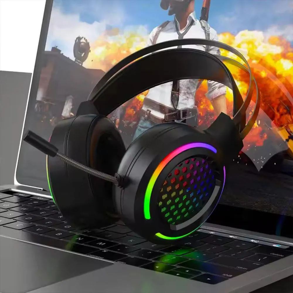 Forev FV-G99 Stereo RGB Gaming Headset 7.1 Surround Sound - Black