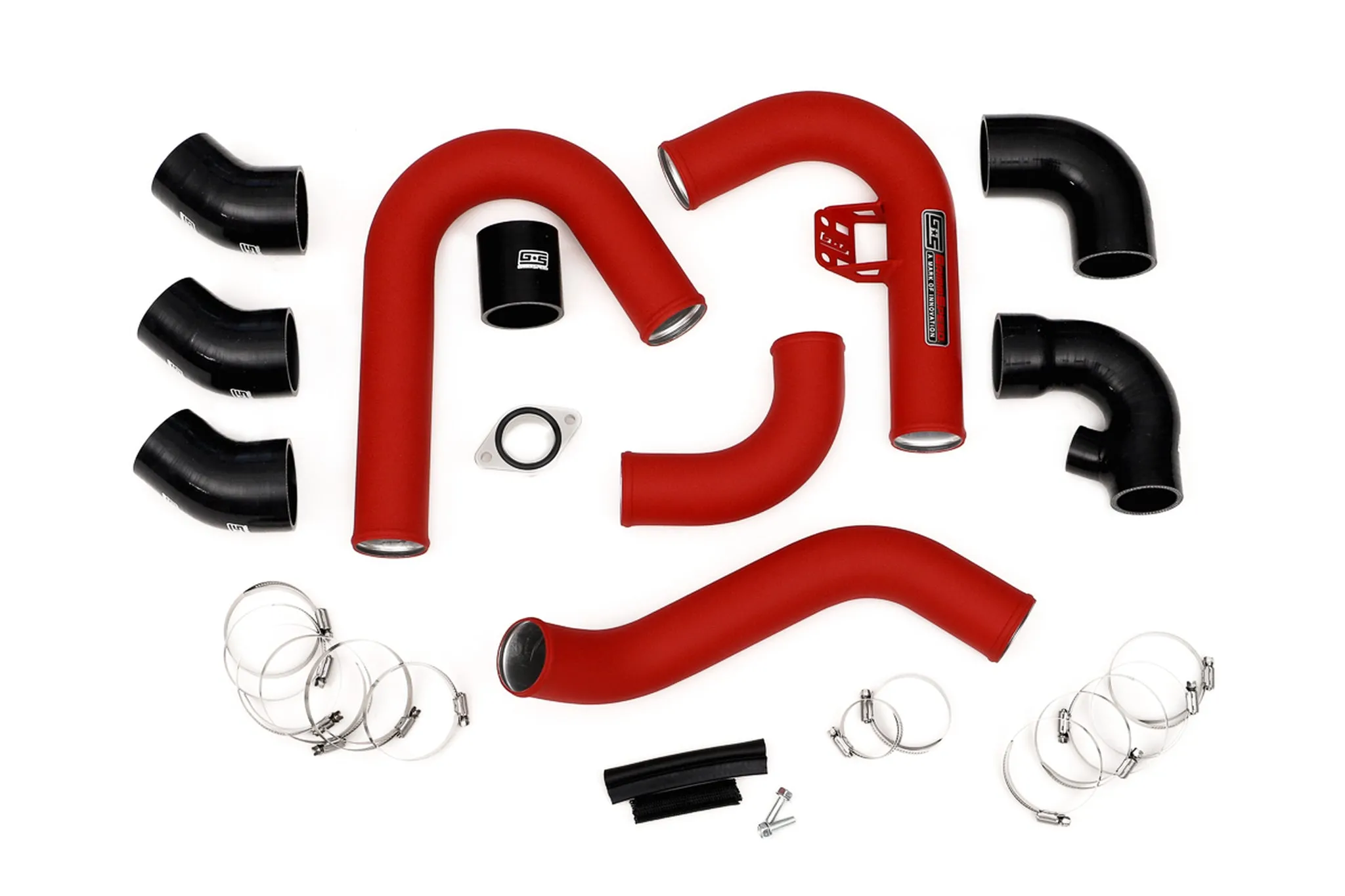 Front Mount Intercooler Kit [Inc. Red Piping] - Subaru 15-21 WRX