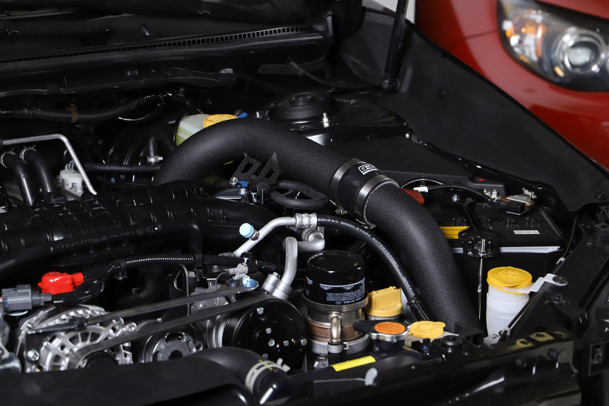 Front Mount Intercooler Kit [Inc. Red Piping] - Subaru 15-21 WRX
