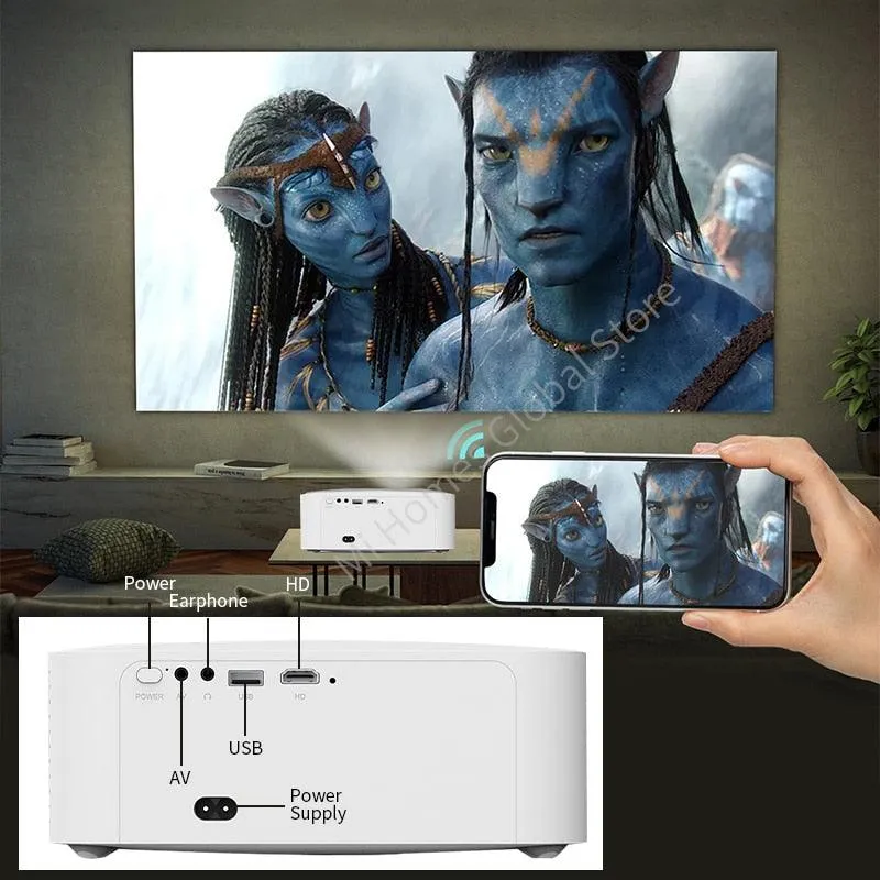 Global Wanbo X1 Max Projector Android 9.0 Wifi Phone Full Hd 1920*1080P 4K Global Led Mini Portable Projector For Home Office