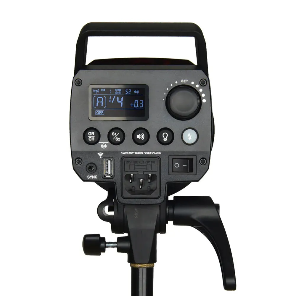Godox 'Home Studio' Starter 600W (2 x MS300-V) Studio Flash Lighting Photography Kit - Bundle