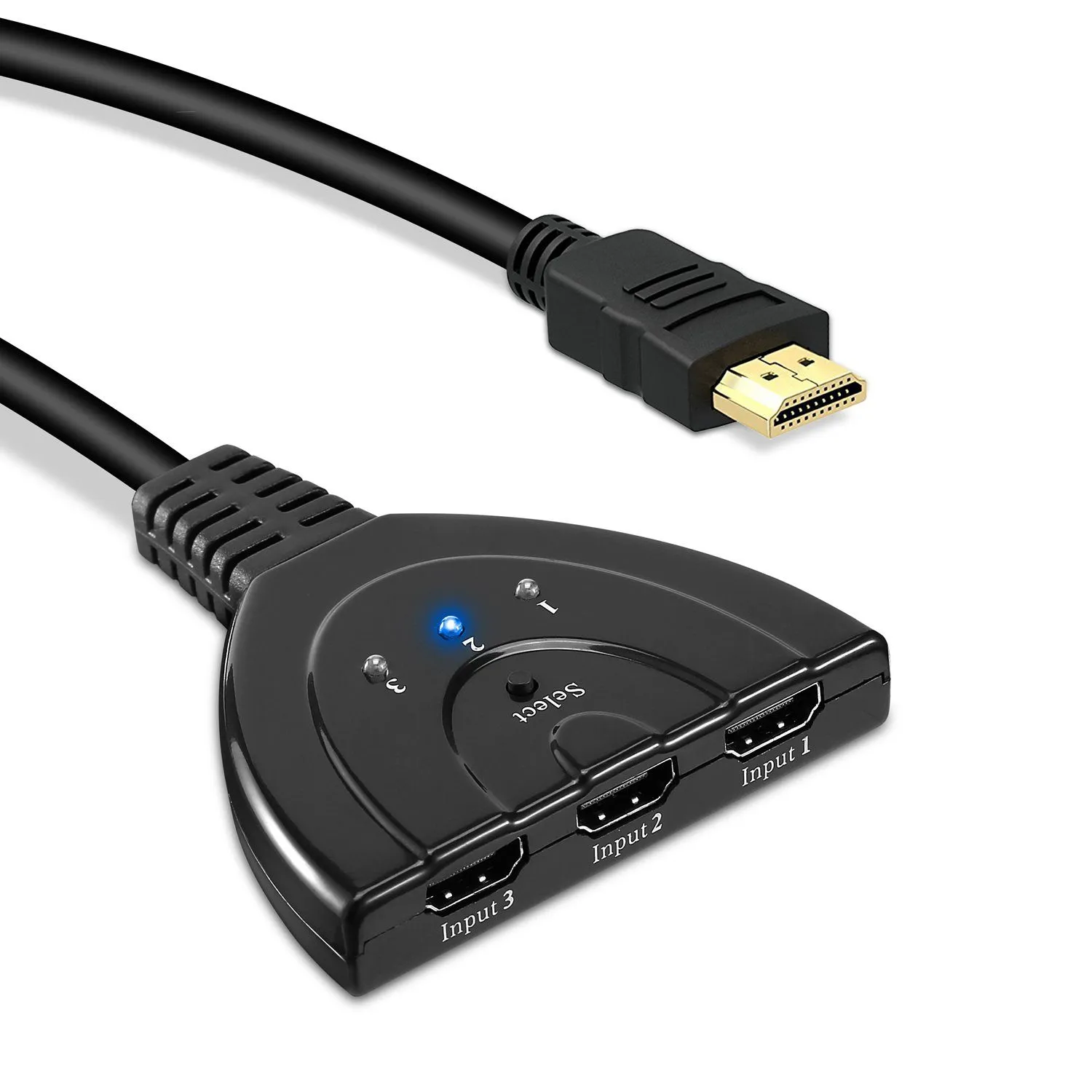 HDMI 1080P 3-in-1 Output HDTV Switch Splitter