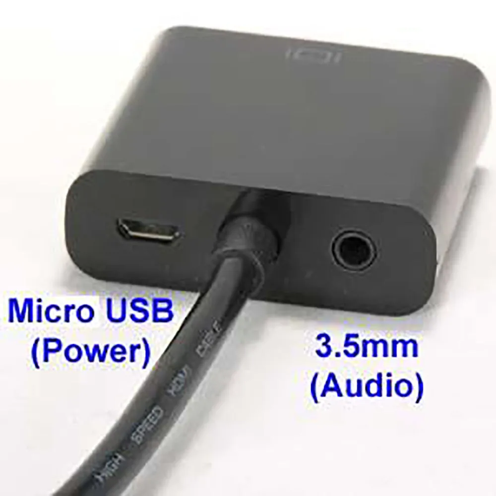 HDMI to VGA Female Adapter with Audio
