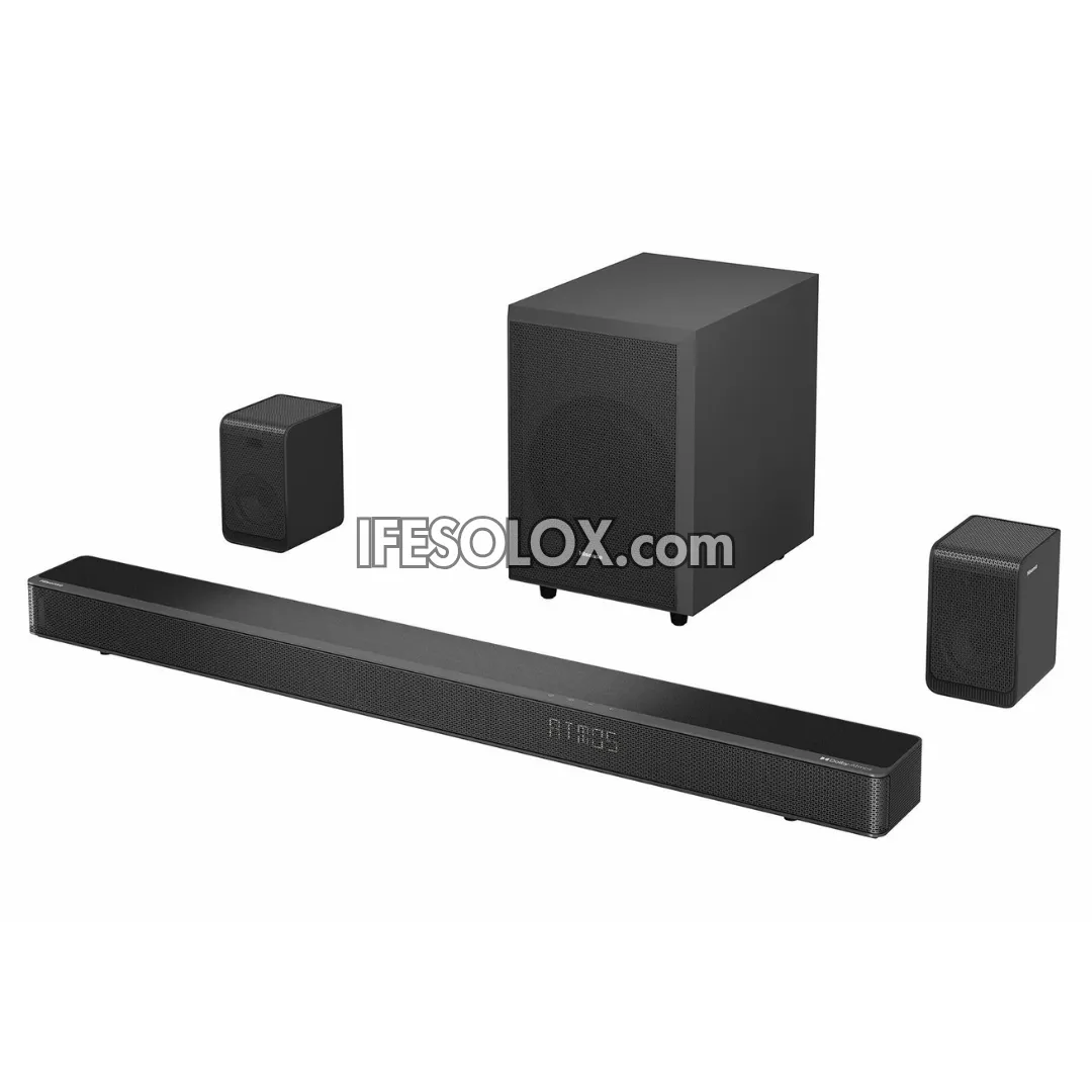 Hisense AX5120G 5.1.2Ch 420W Up-Firing Dolby Atmos® Sound Bar with Wireless Subwoofer - Brand New