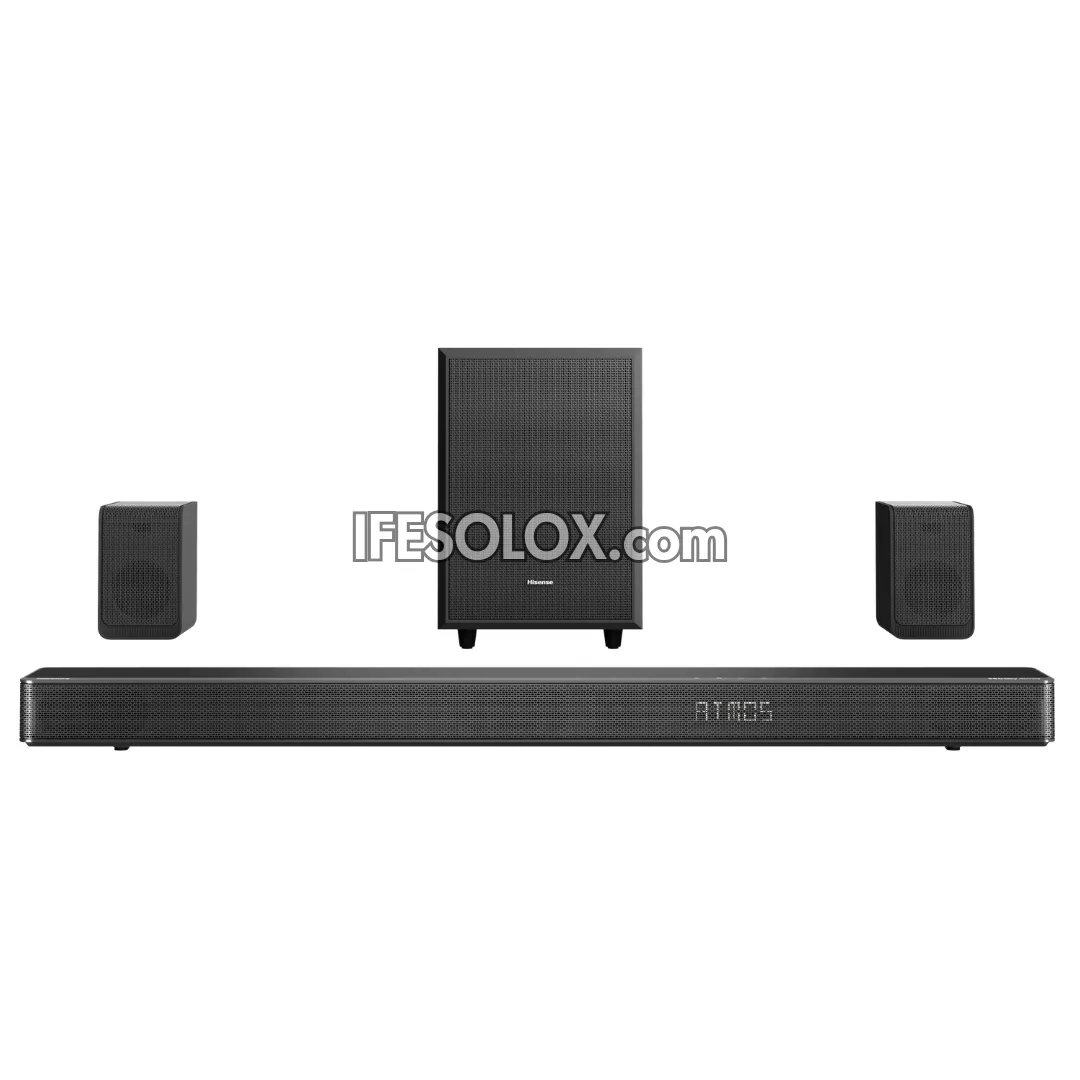 Hisense AX5120G 5.1.2Ch 420W Up-Firing Dolby Atmos® Sound Bar with Wireless Subwoofer - Brand New