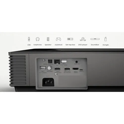 Hisense L5H 2700-Lumen UHD 4K Ultra Short-Throw Laser Smart Home Theater Projector with 100" ALR Screen