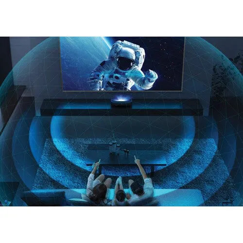 Hisense L9H 3000-Lumen UHD 4K Ultra Short-Throw Laser DLP Smart Home Theater Projector with 100" ALR Screen
