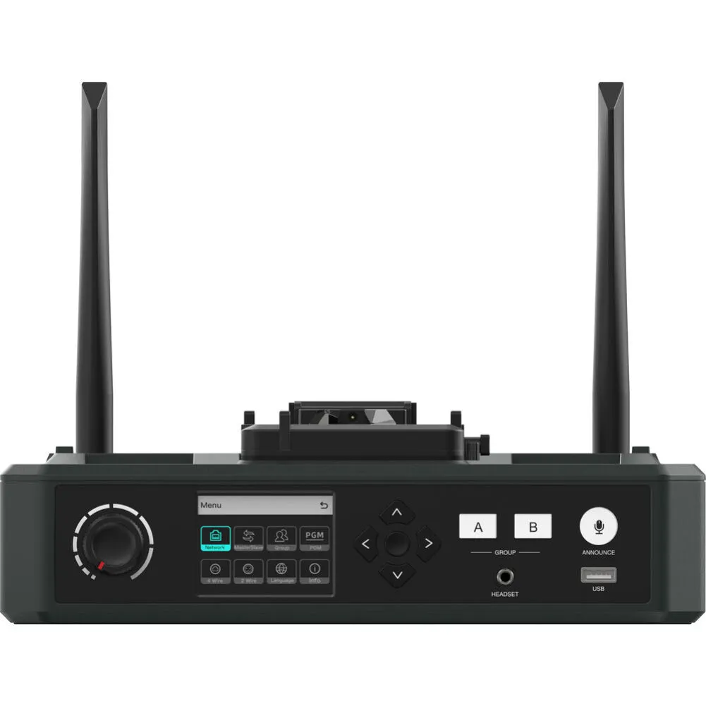 Hollyland Solidcom C1-8S Full-Duplex Wireless DECT Intercom System with 9 Headsets and HUB Base