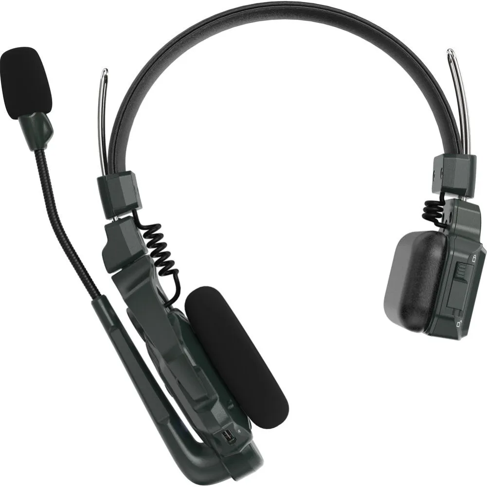 Hollyland Solidcom C1-8S Full-Duplex Wireless DECT Intercom System with 9 Headsets and HUB Base