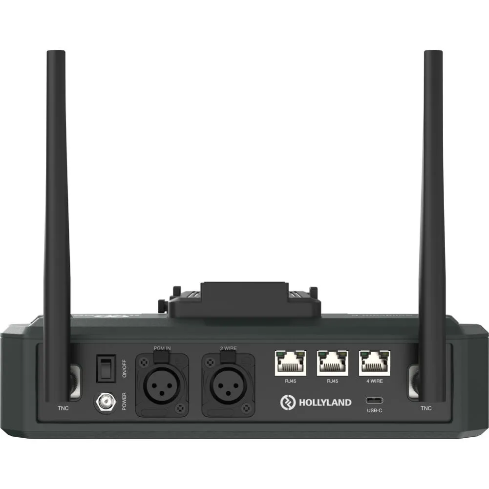 Hollyland Solidcom C1-8S Full-Duplex Wireless DECT Intercom System with 9 Headsets and HUB Base