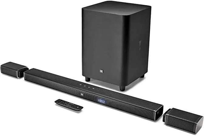JBL Bar 5.1 Channel 4K Ultra HD Soundbar with True Wireless Surround Speakers, Black