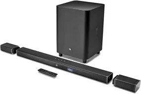 JBL Bar 5.1 Channel 4K Ultra HD Soundbar with True Wireless Surround Speakers, Black