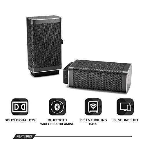 JBL Bar 5.1 Channel 4K Ultra HD Soundbar with True Wireless Surround Speakers, Black