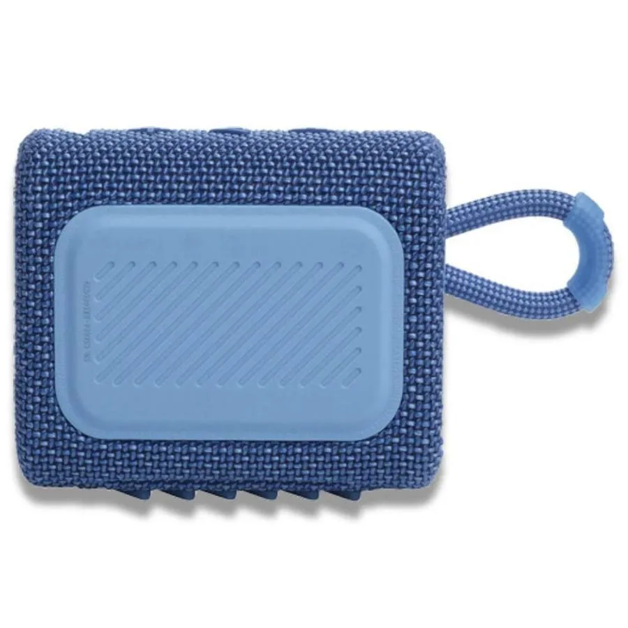 JBL Go 3 Eco Portable Waterproof Bluetooth Speaker, Ocean Blue
