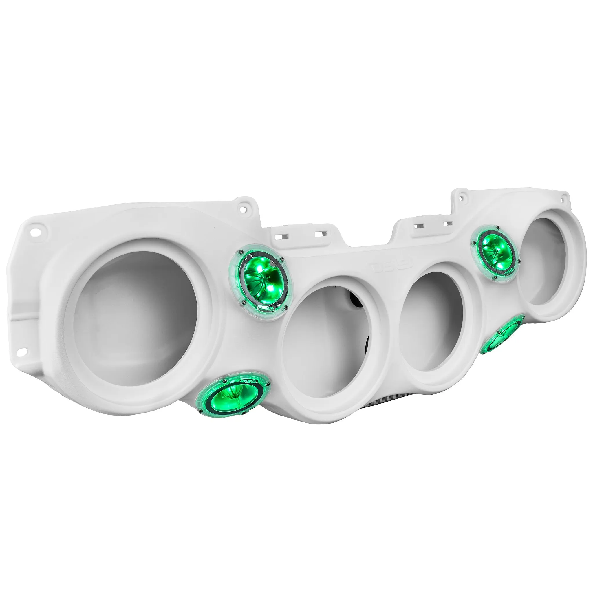 Jeep JL/JLU,JT Overhead Bar System Fits 4 X 8" Speakers (Not Included) and 4 X Tweeters PRO-TW4L and Harness Included -White
