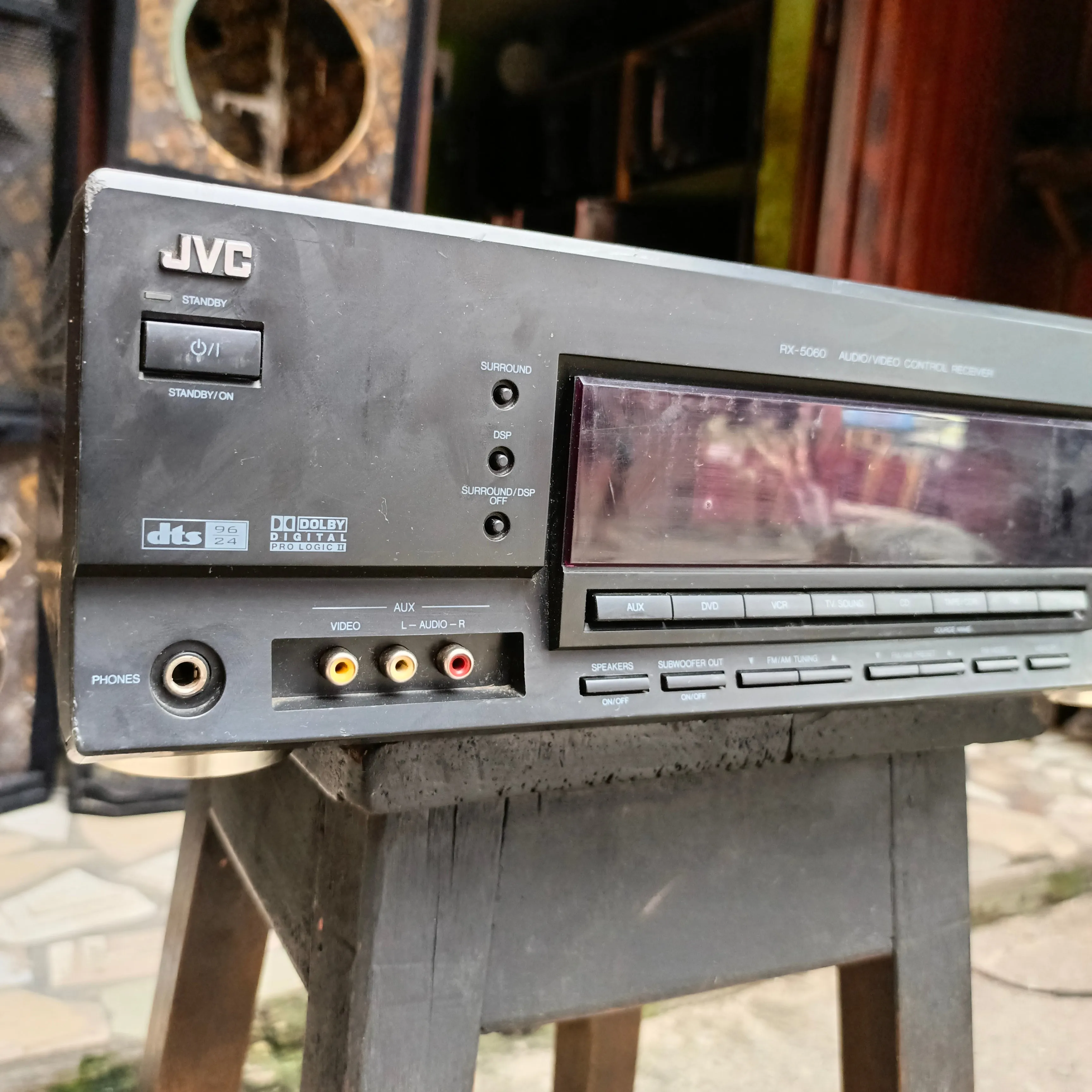 JVC RX5060 Stereo AV Receiver (Amplifier) with 5.1ch output and 5 Audio inputs - Foreign Used