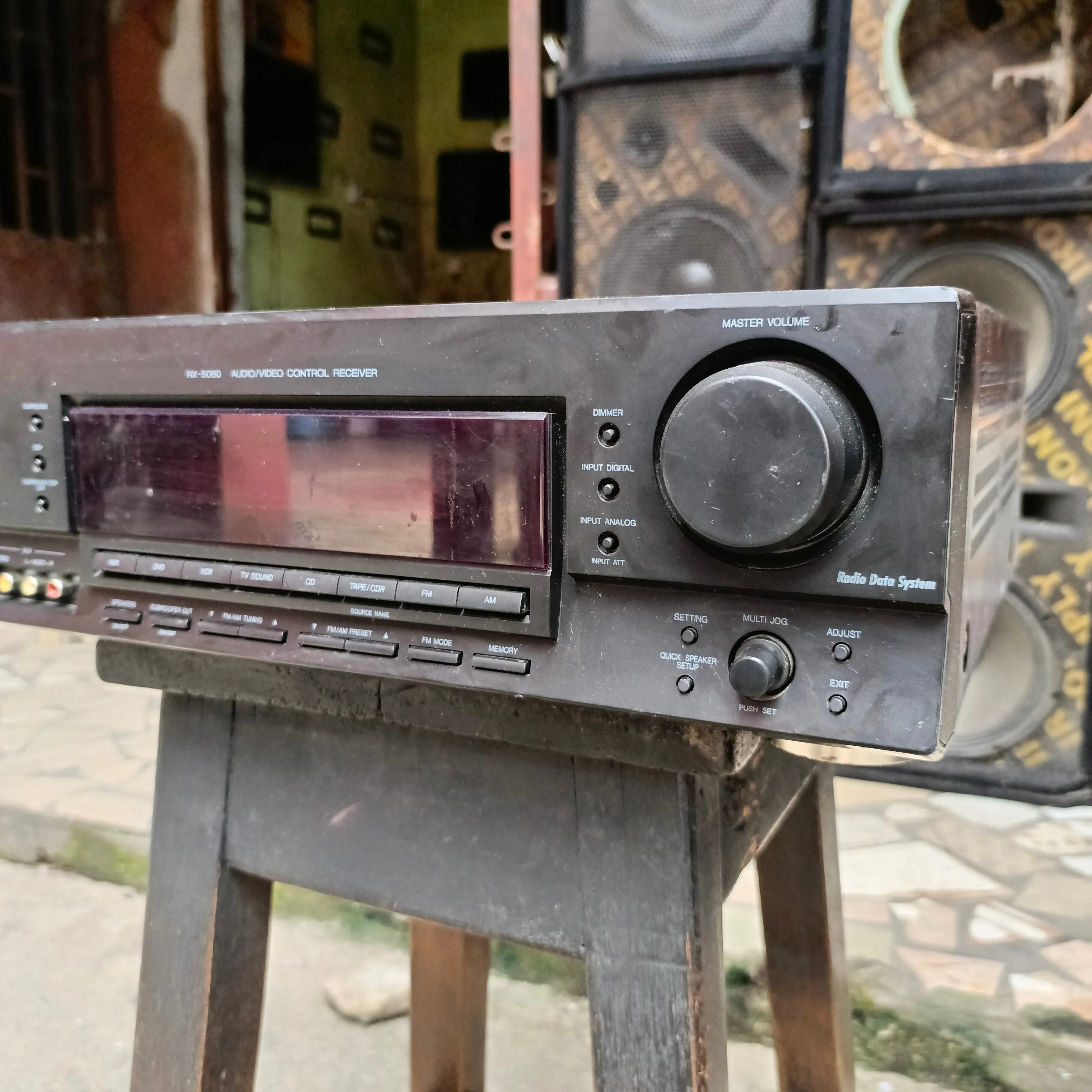 JVC RX5060 Stereo AV Receiver (Amplifier) with 5.1ch output and 5 Audio inputs - Foreign Used