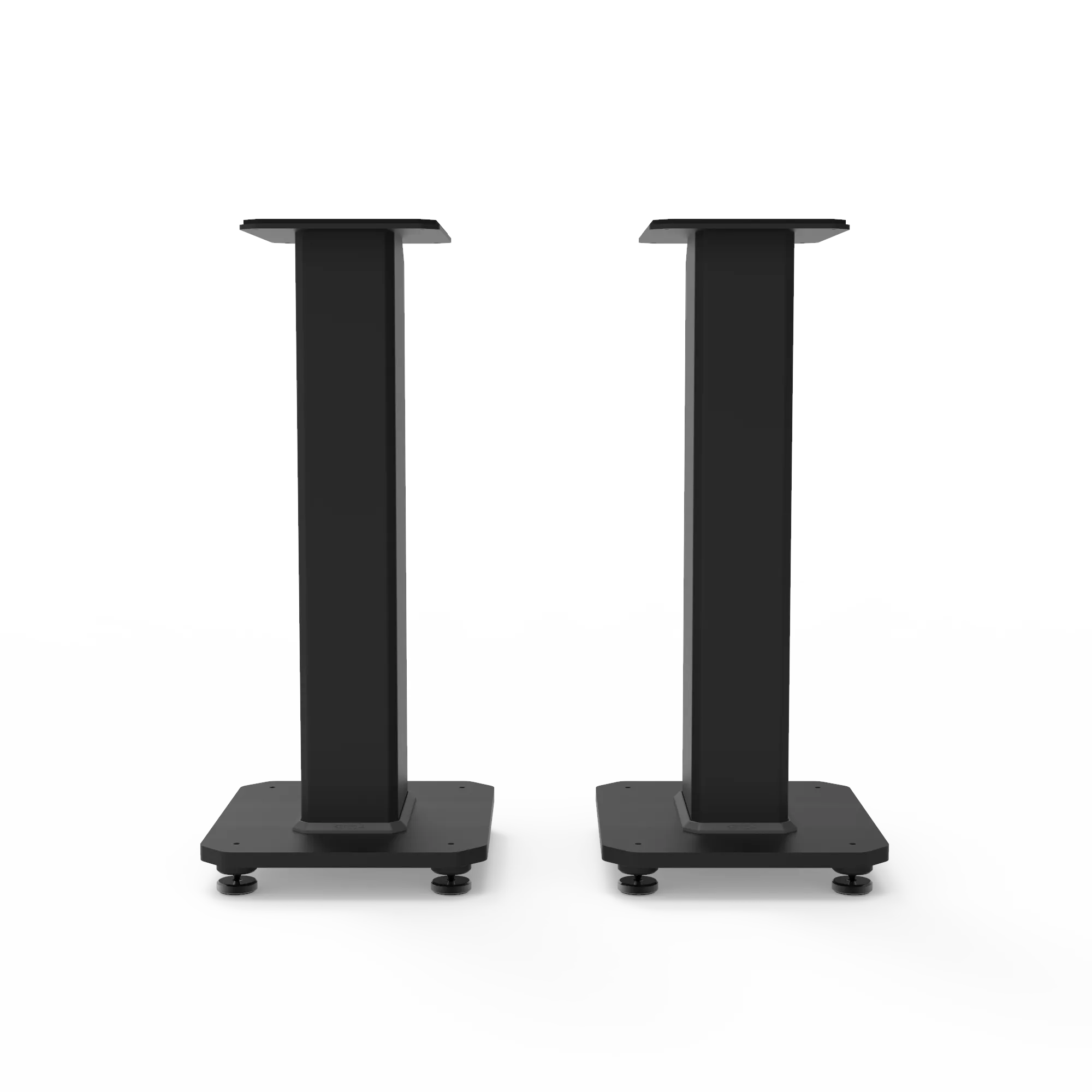 Kanto SX22 22" Tall Fillable Speaker Stands with Isolation Feet - Pair, Black