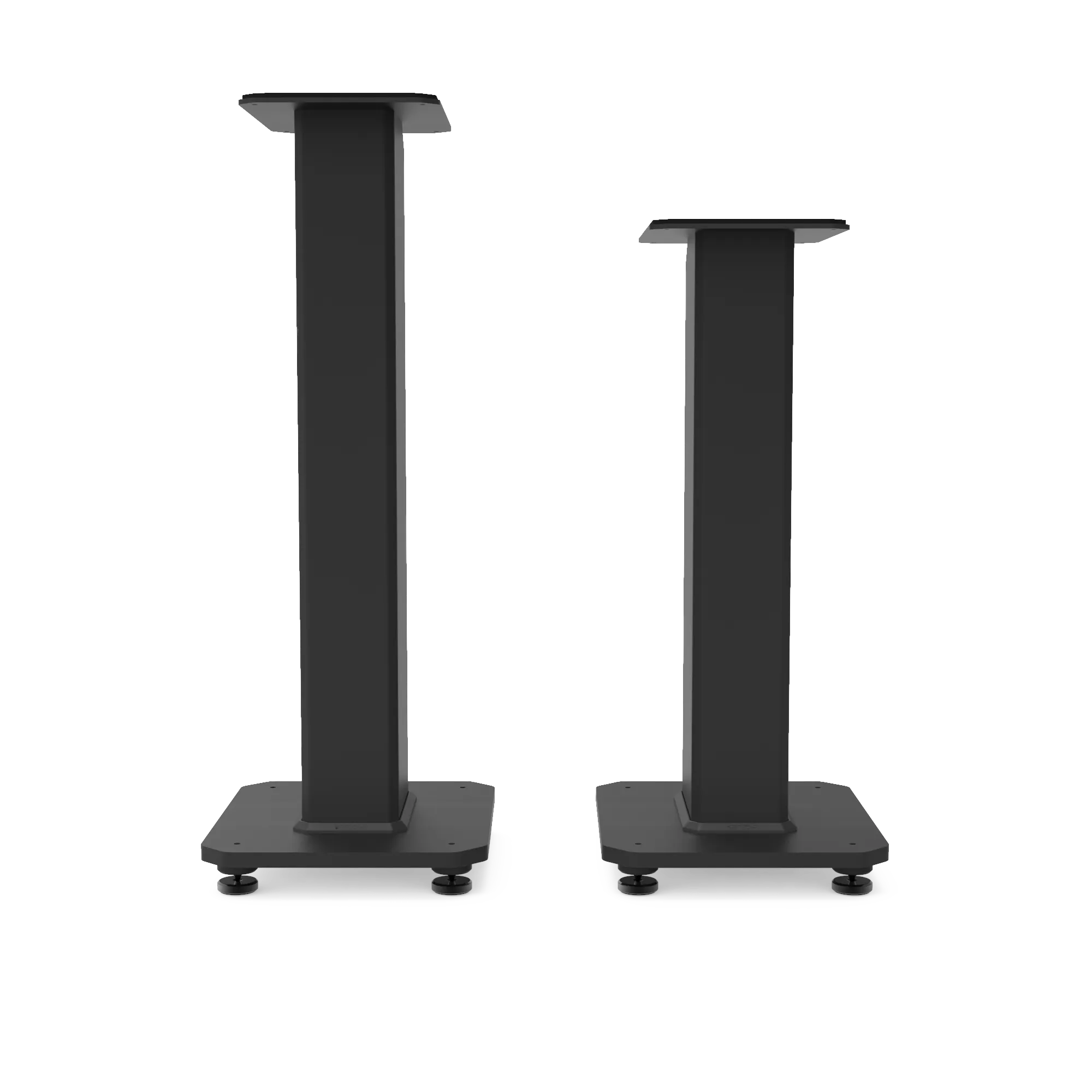 Kanto SX26 26" Tall Fillable Speaker Stands with Isolation Feet - Pair, Black