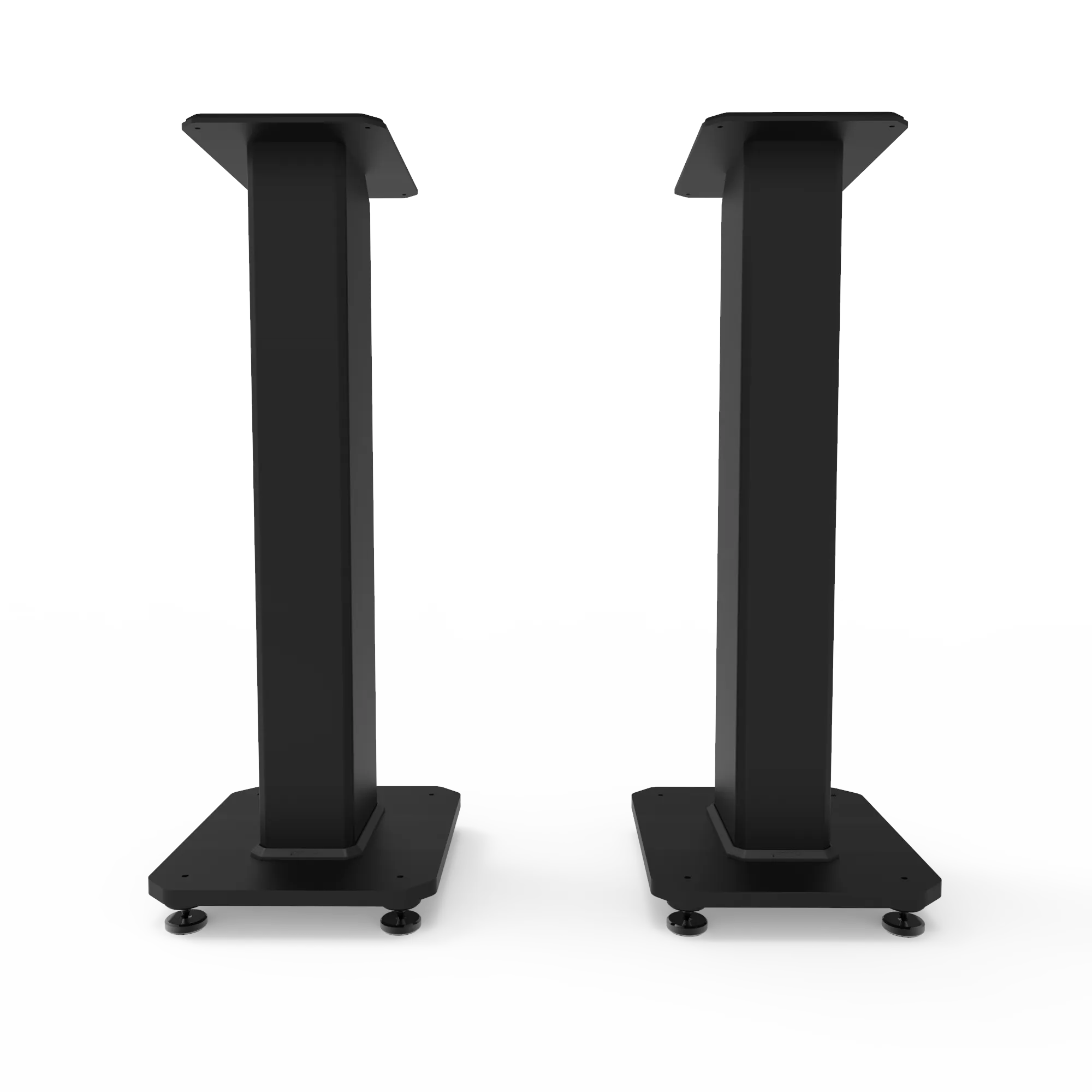 Kanto SX26 26" Tall Fillable Speaker Stands with Isolation Feet - Pair, Black