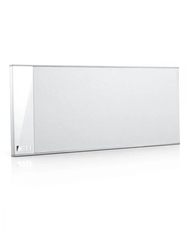 KEF T101C White Thin Centre Speaker - Supplied With Desk Stand