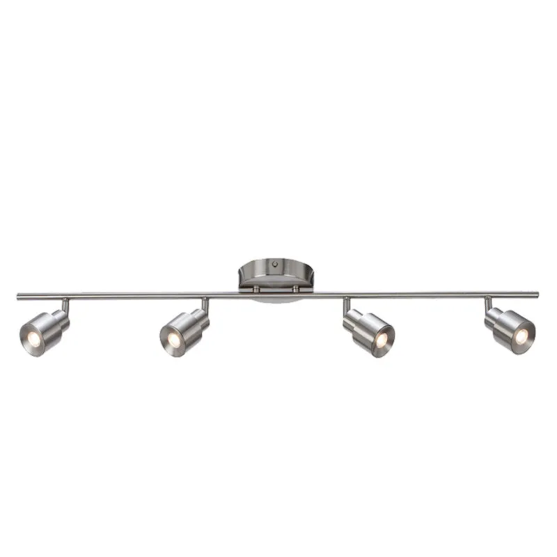 LED Fixed Rail from the Chappelle Collection in Satin Nickel Finish by AFX Lighting