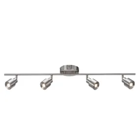 LED Fixed Rail from the Chappelle Collection in Satin Nickel Finish by AFX Lighting
