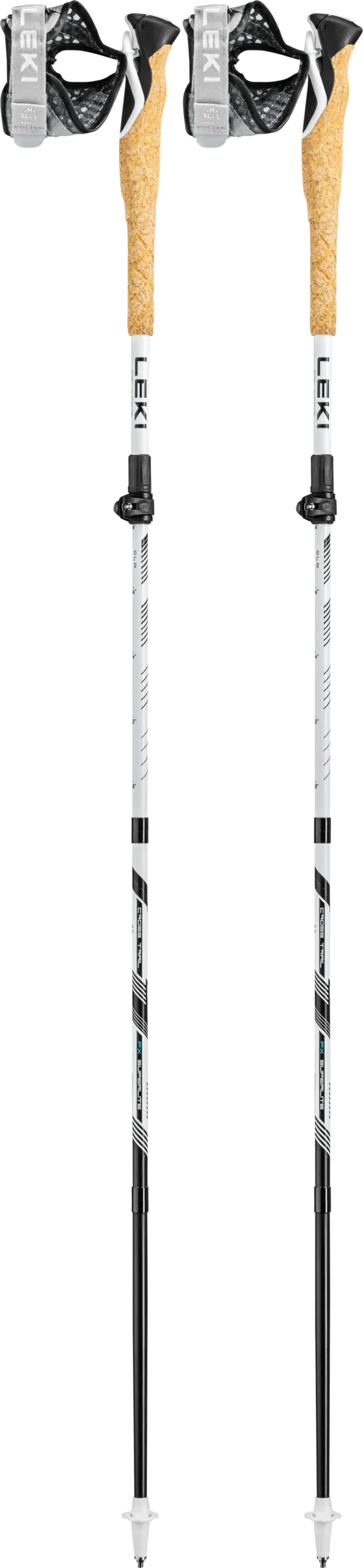 Leki Cross Trail FX Superlite Compact White/Black | Buy Leki Cross Trail FX Superlite Compact White/Black here | Outnorth