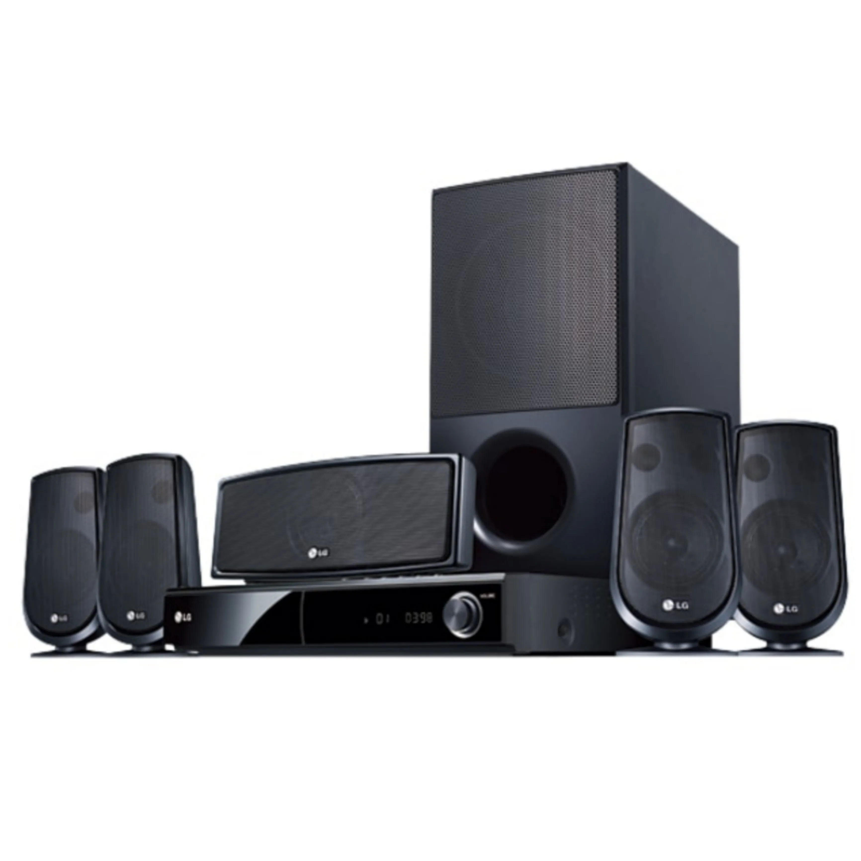 LG HT806ST 5.1Ch 850W DVD Home Theater System (USB, FM, Aux, HDMI Out) - Foreign Used
