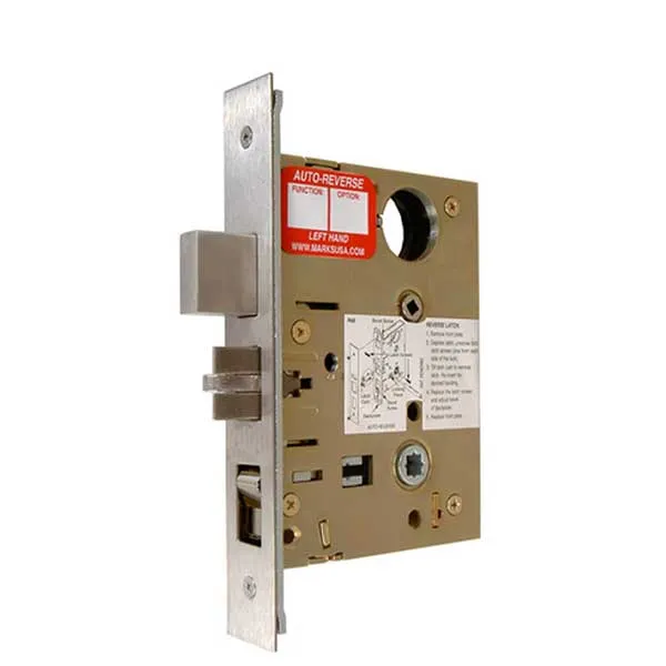 Marks USA - Nova 5A/32D-B4S6 - Mortise Lockset Mechanism w/ Deadbolt - Singl Cyl - 26D - Entrance - LH - Grade 1