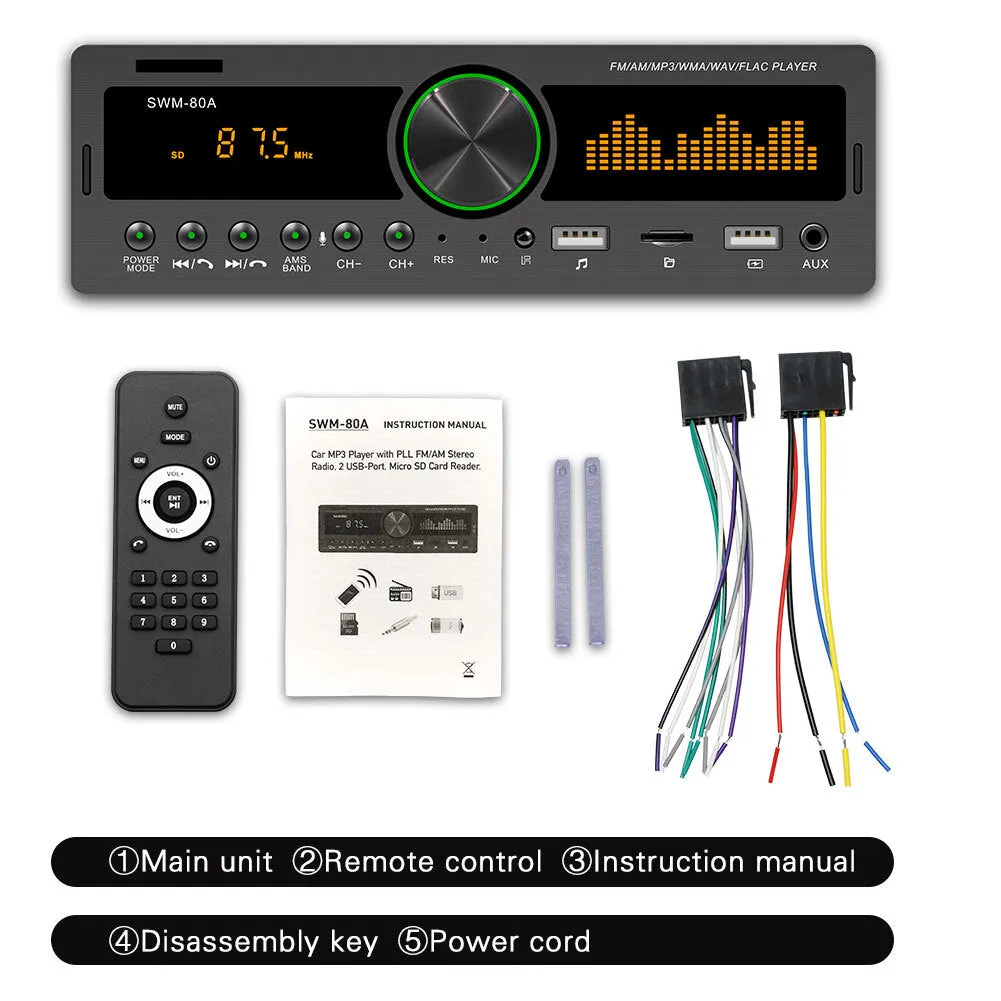 Media Player On-board Wireless Connection MP3 Player Usb Stick FM