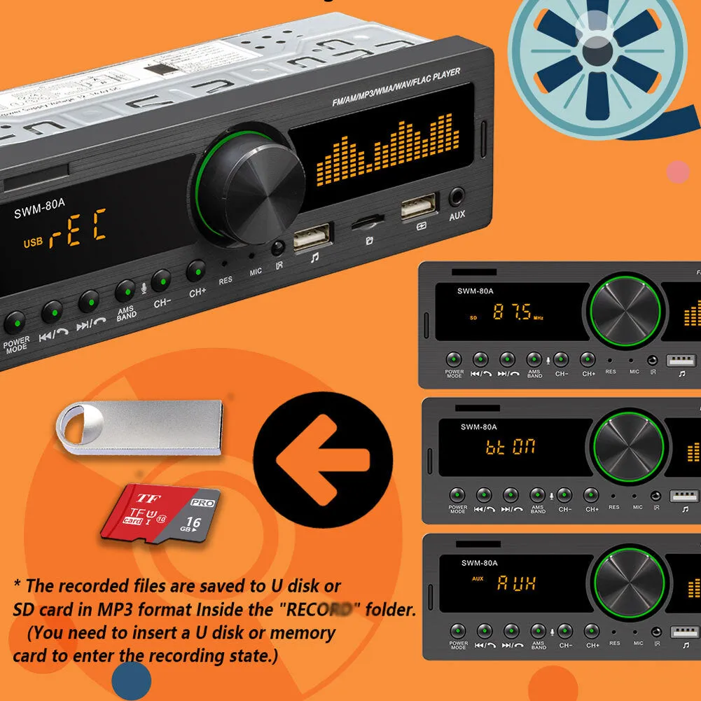 Media Player On-board Wireless Connection MP3 Player Usb Stick FM