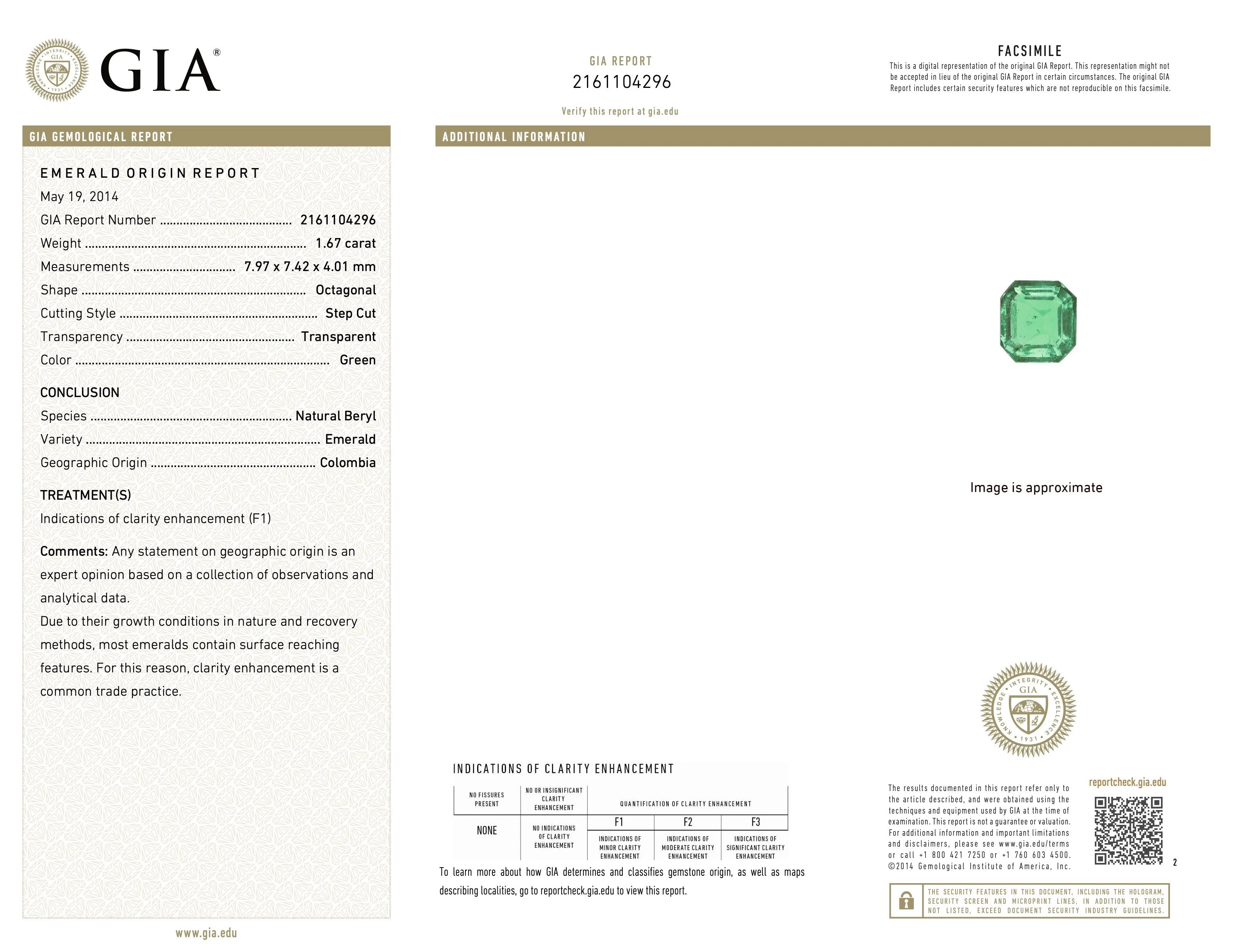 Mellerio dits Meller Emerald and Diamond Ring in Platinum