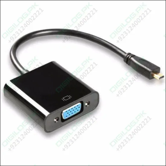 Micro Hdmi To Vga Female Video Cable Converter Adapter For Raspberry Pi 4