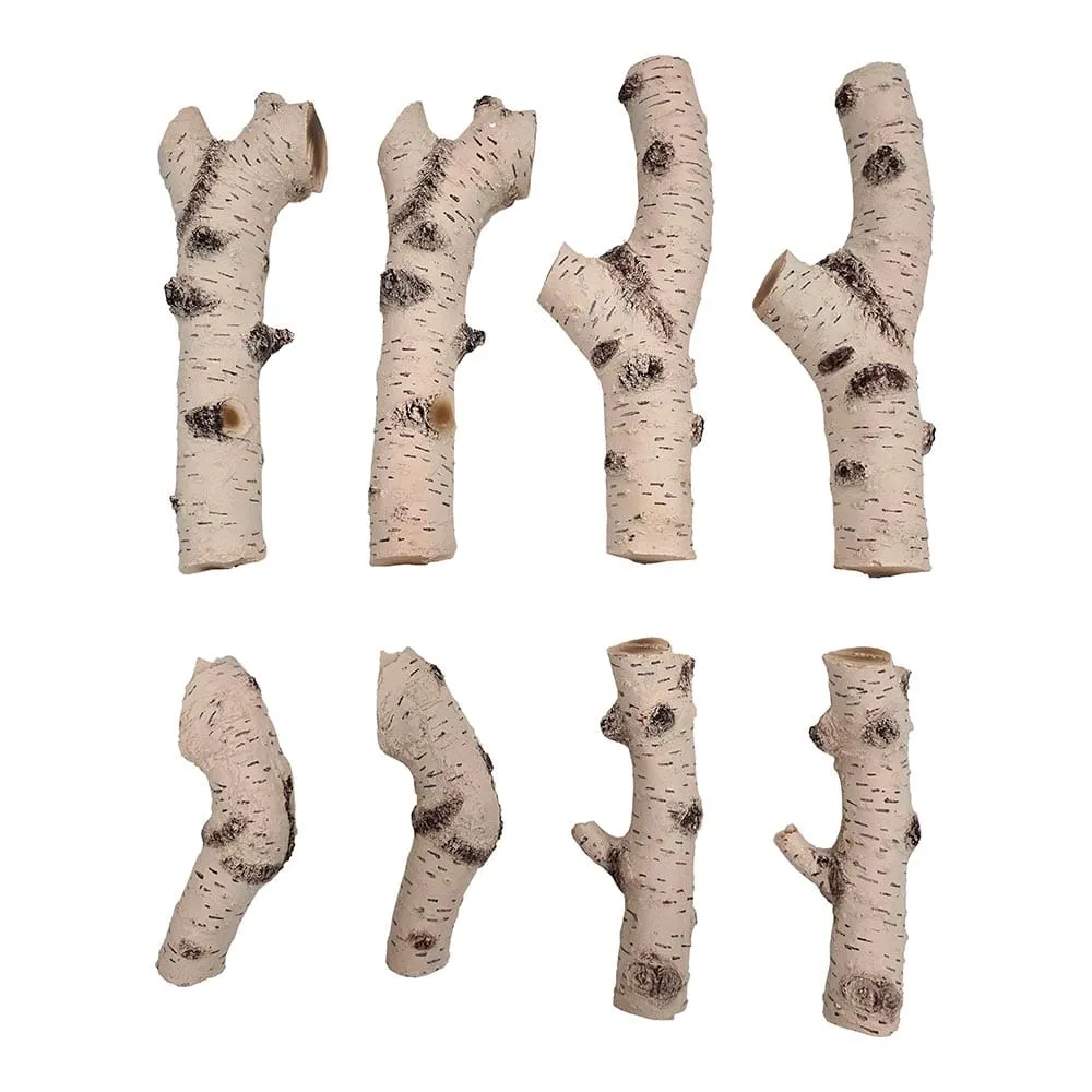 Modern Ember Birch Log Accessory Kit for Modern Ember 50" Skyline Wall Mount & Highmark Electric Fireplace
