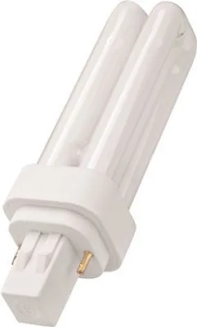 Monument Dual Tube Compact Fluorescent Lamp 13 Watts 3500K 82 Cri Gx23-2 Base Energy Saving