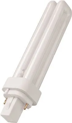 Monument Dual Tube Compact Fluorescent Lamp 18 Watts 2700K 82 Cri G24D-2 Base Energy Saving