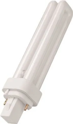 Monument Dual Tube Compact Fluorescent Lamp 18 Watts 2700K 82 Cri G24D-2 Base Energy Saving