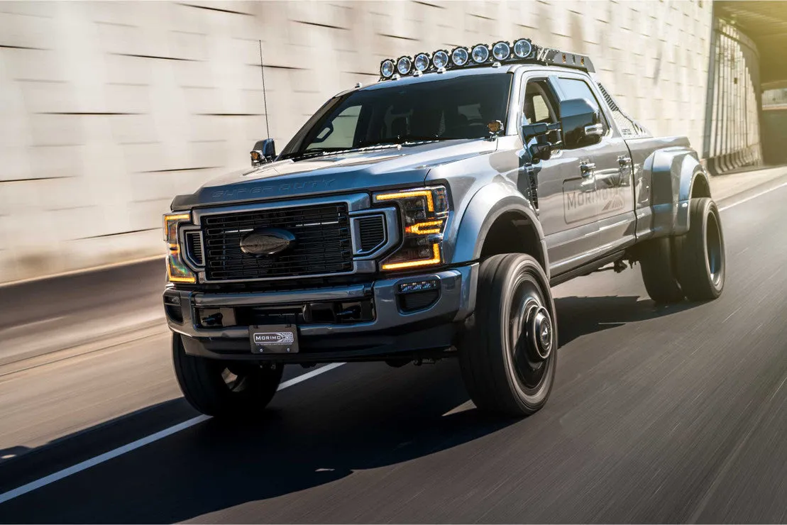 Morimoto Headlights Ford F250/F350/F450 SD (20-21) [w/ Sequential LED Turn] XB LED - Black