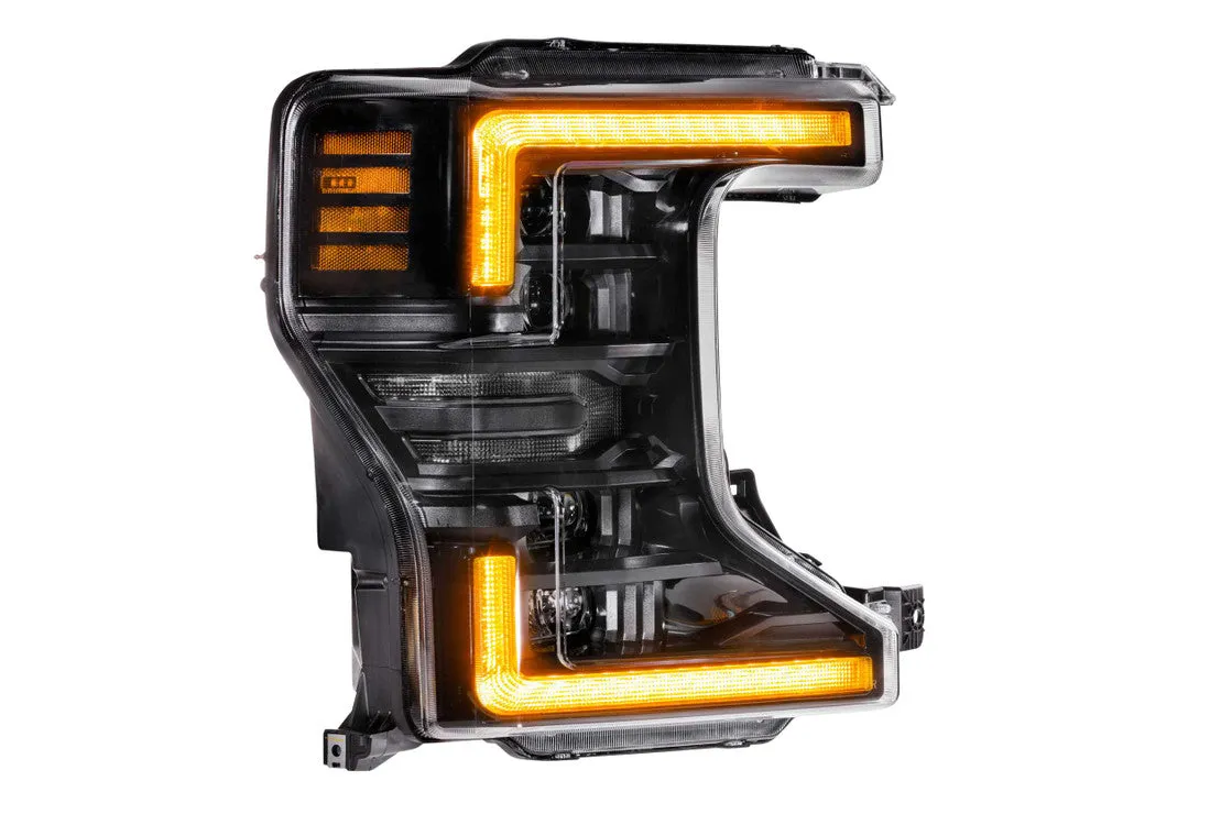 Morimoto Headlights Ford F250/F350/F450 SD (20-21) [w/ Sequential LED Turn] XB LED - Black